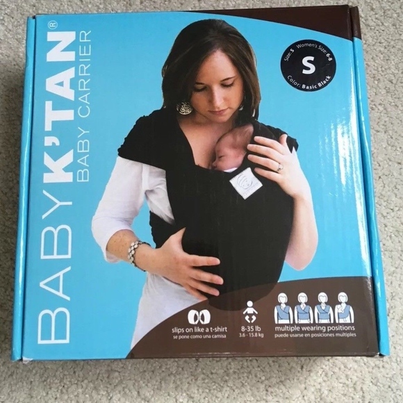 Baby K'tan Accessories - Baby K’Tan Wrap Carrier, Black Baby K'tan Accessories - Baby K’Tan Wrap Carrier, Black
